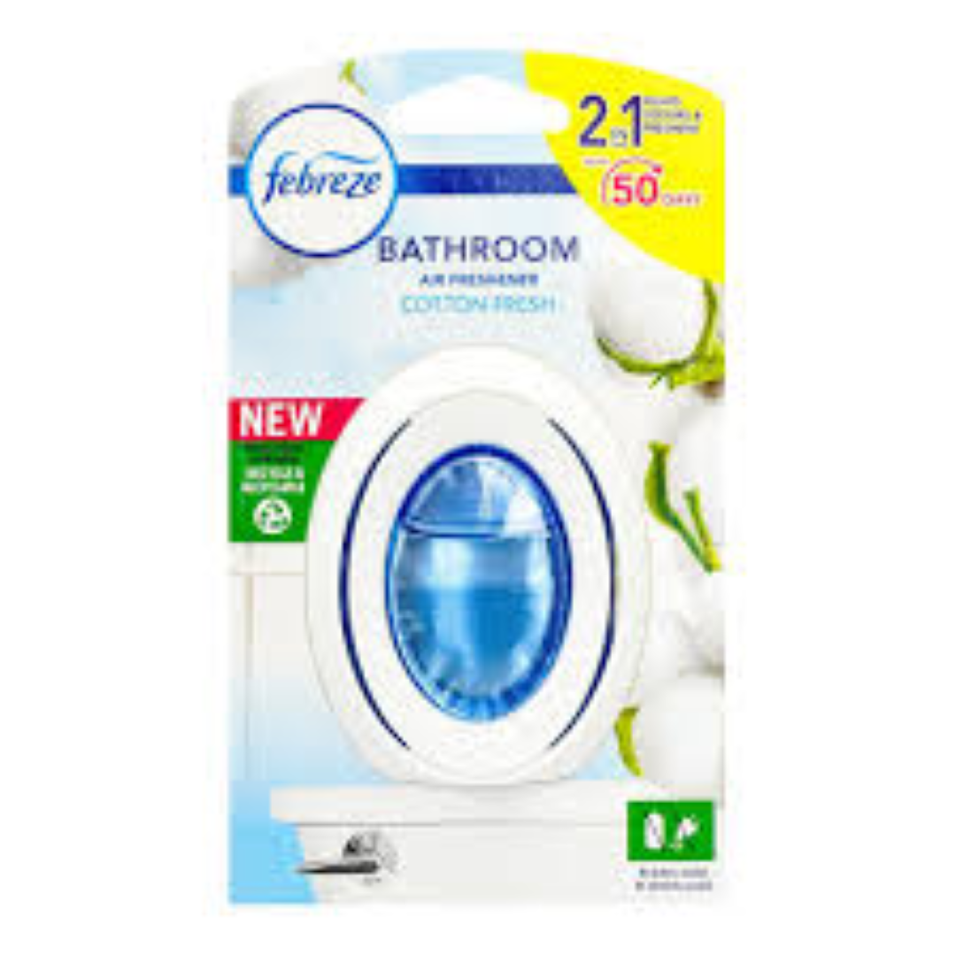 FEBREZE BATHROOM AIRFRESHNER COTTON FRESH 7.5ML